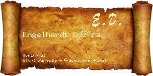 Engelhardt Dóra névjegykártya
