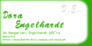 dora engelhardt business card